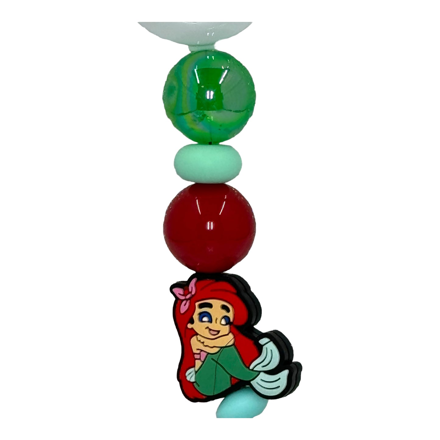 Red Head Princess Mermaid Without Badge Plate
