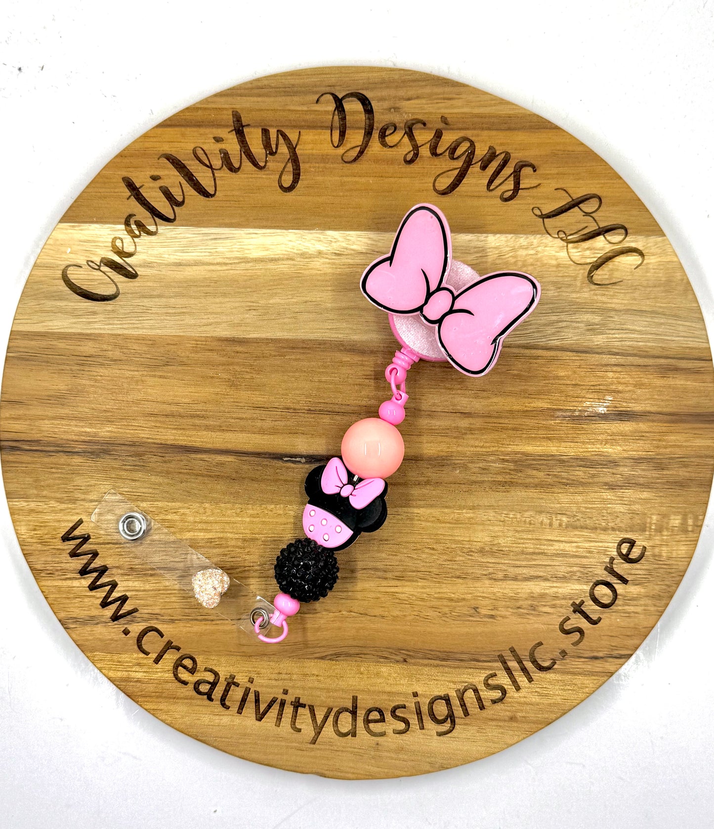 Girl Mouse Pink Bow