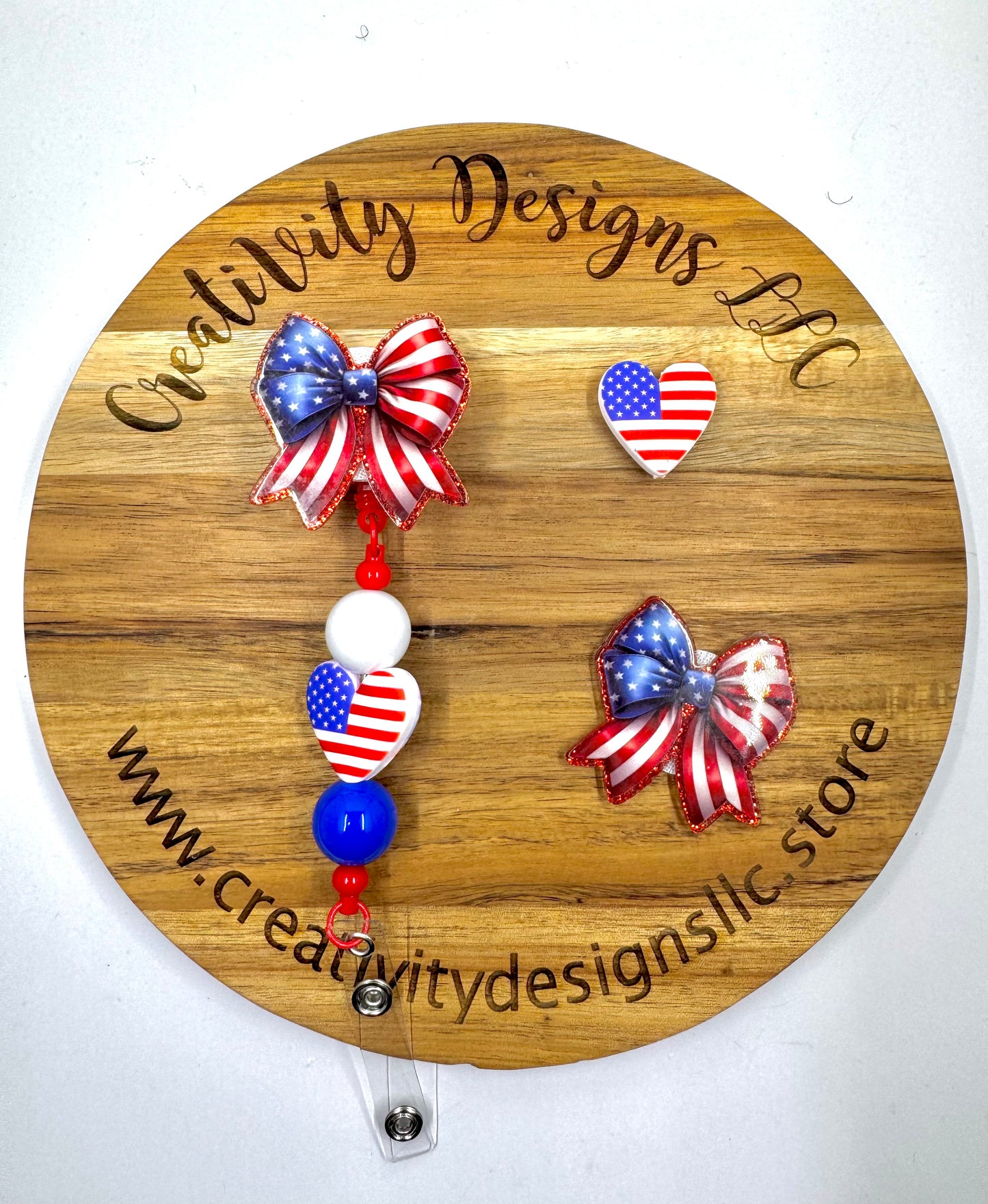 American Flag Bow