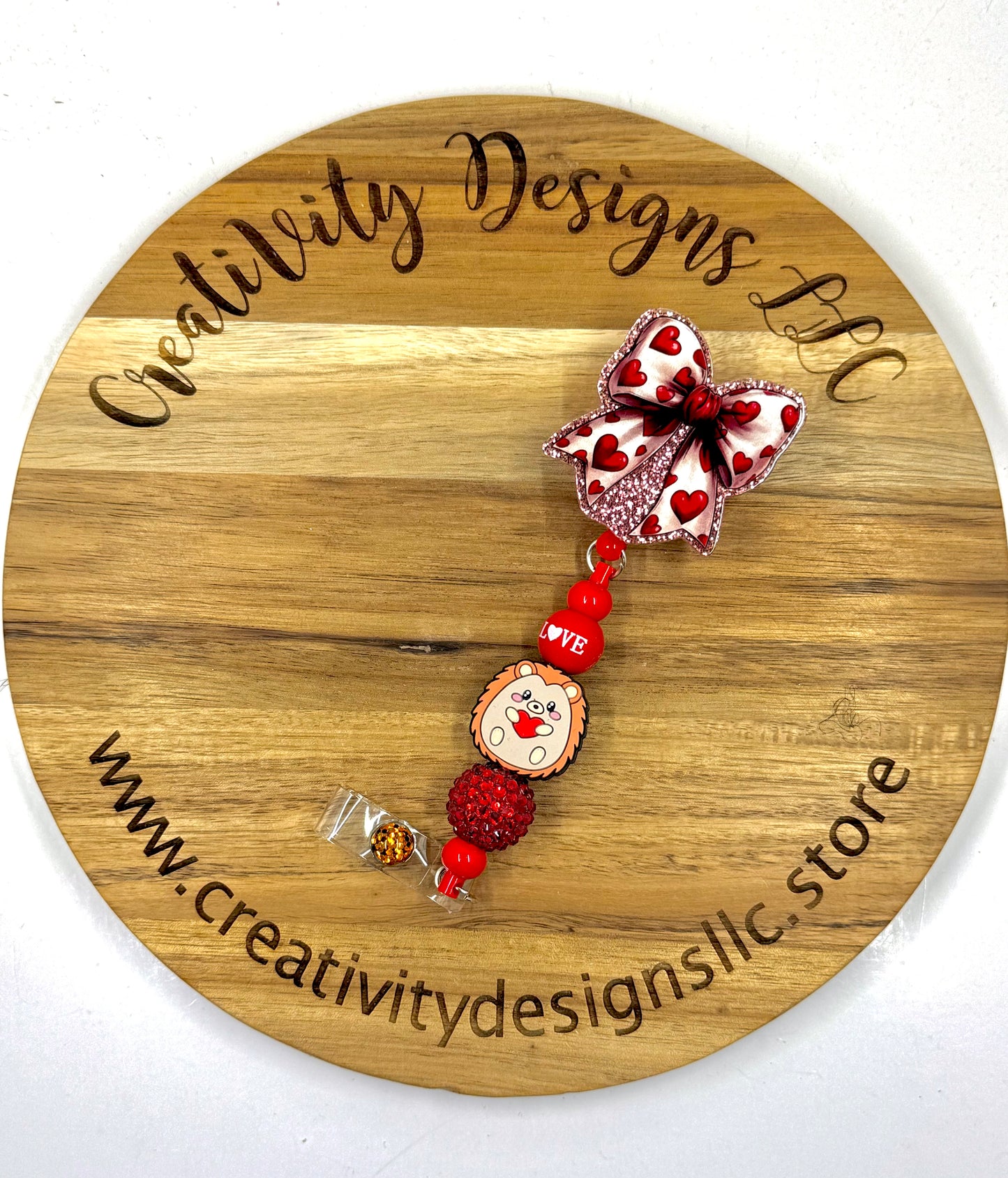 Red Heart Bow