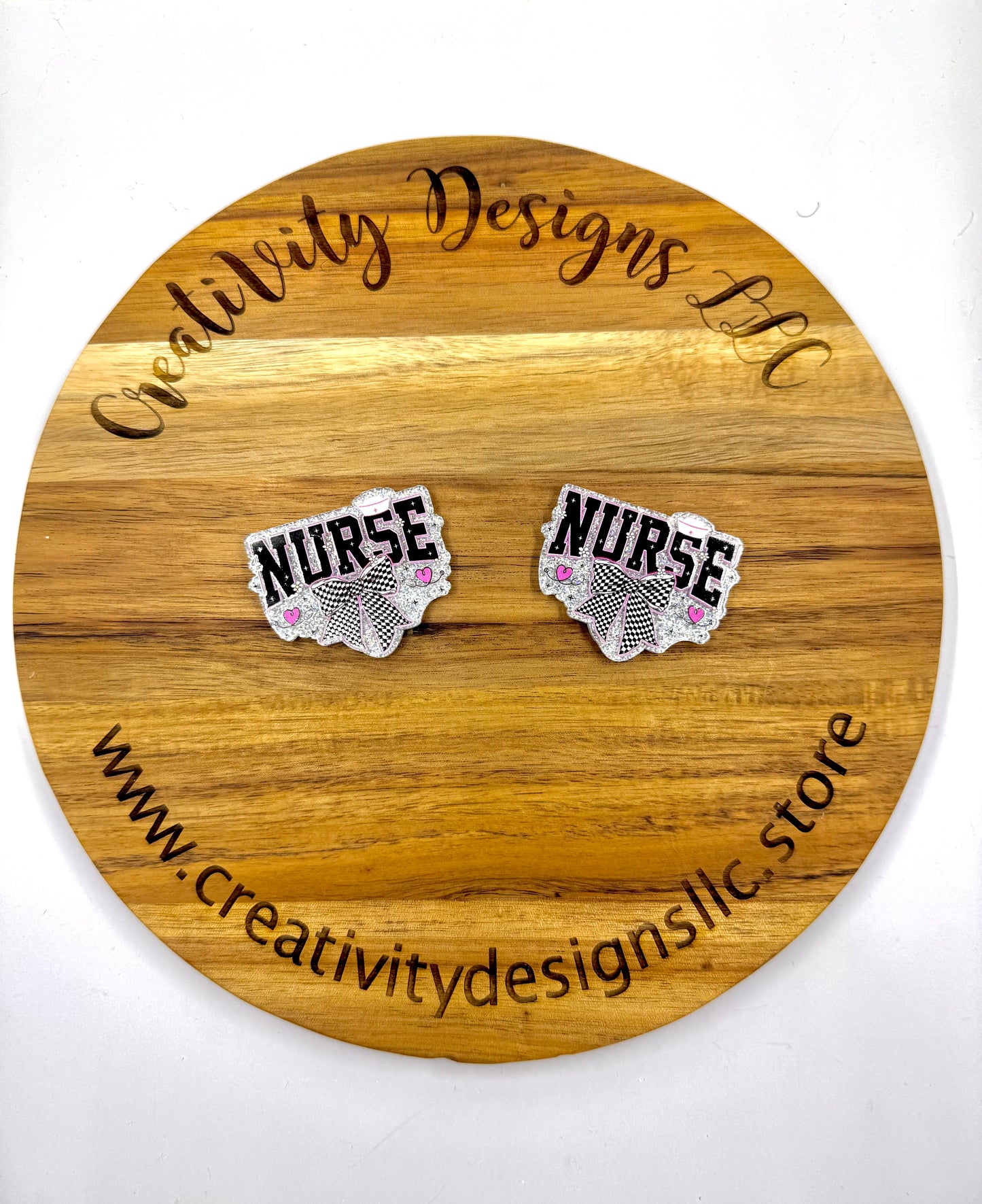 Nurse Checkered Bow