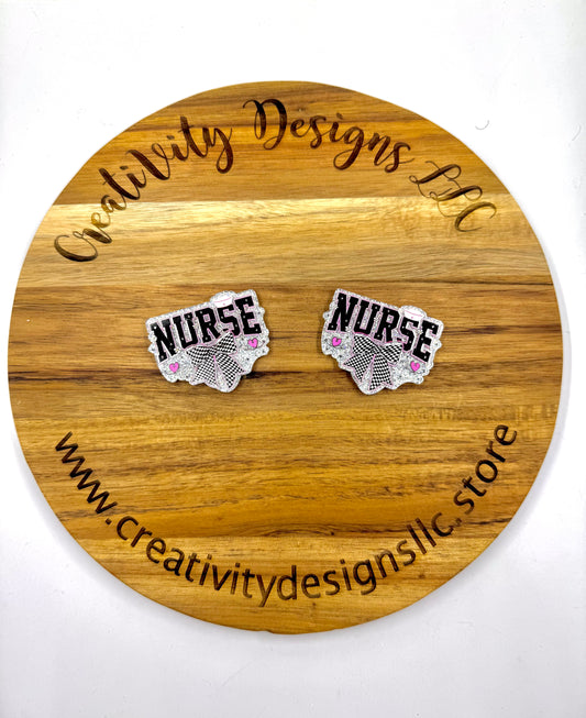 Nurse Checkered Bow