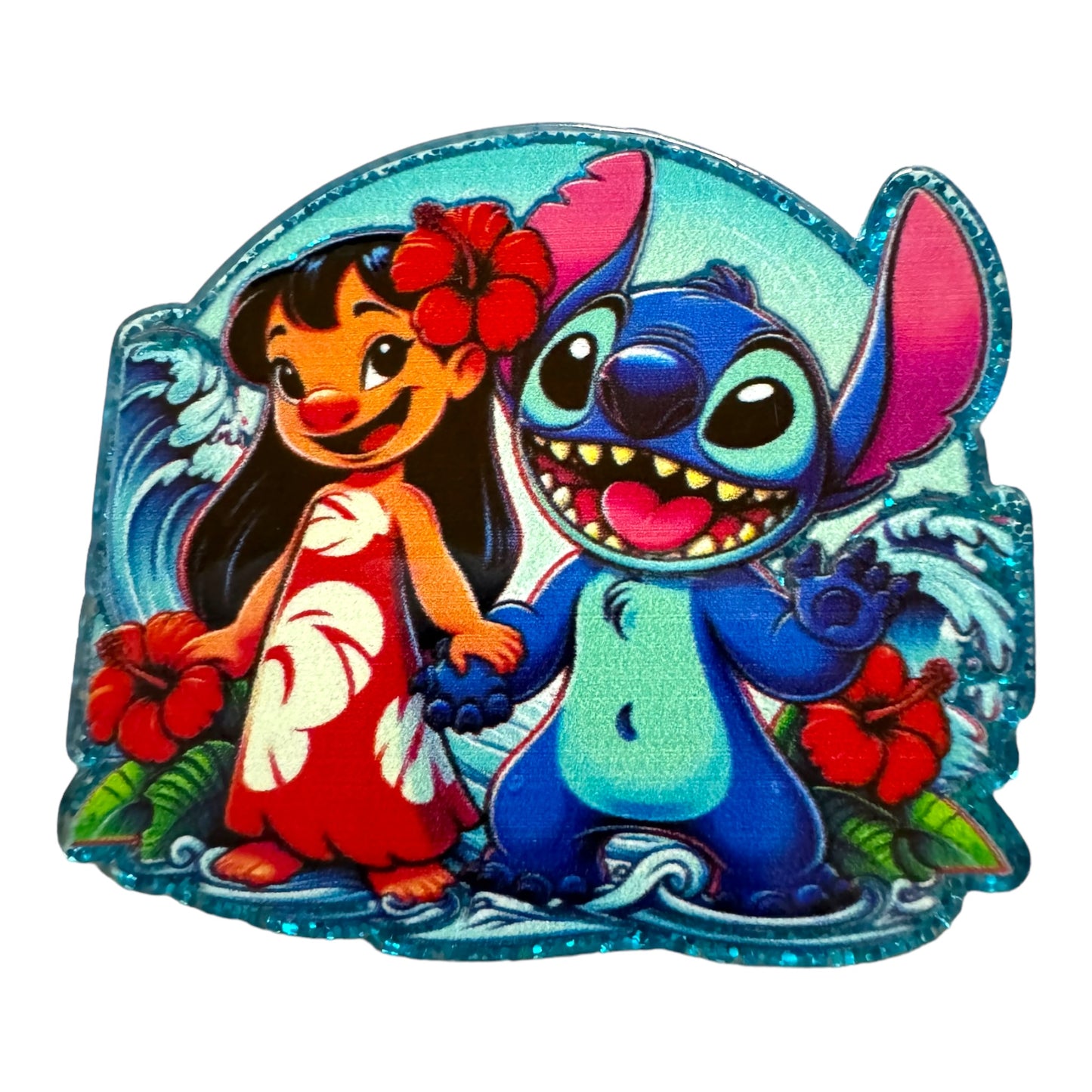 Island Girl and Blue Alien