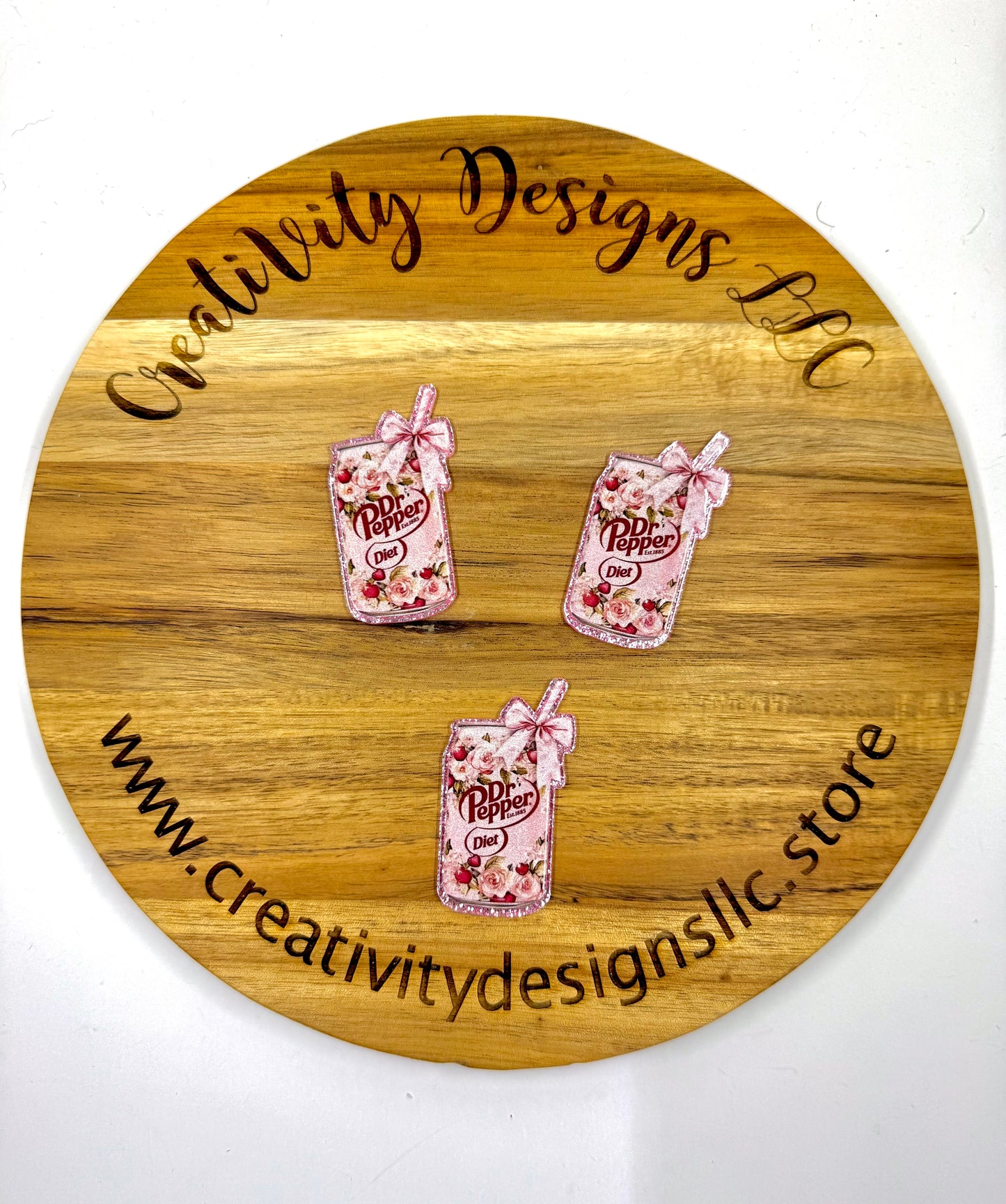 Floral Diet Pepper Soda