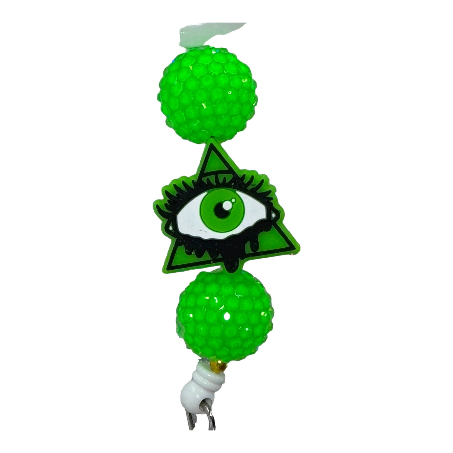 Green Evil Eye Without Badge Plate