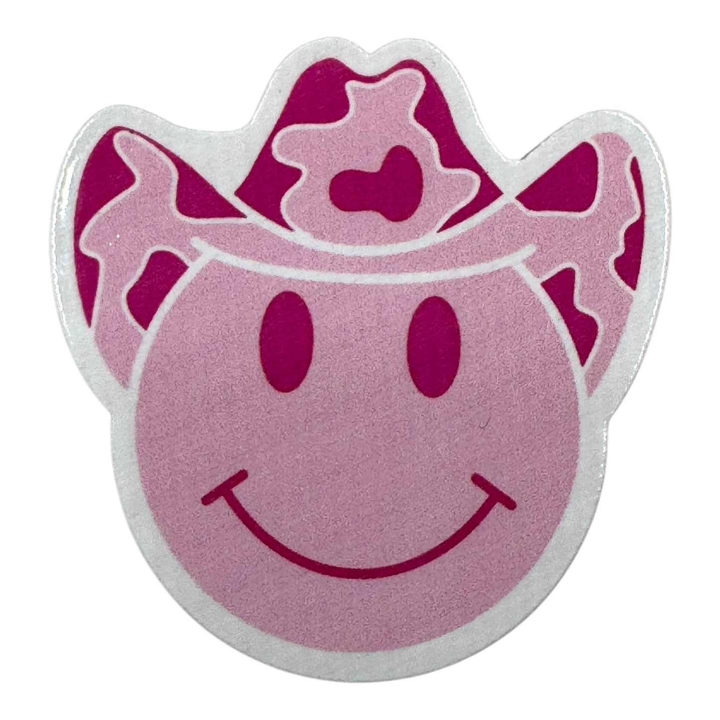 Pink Smiley Cowboy