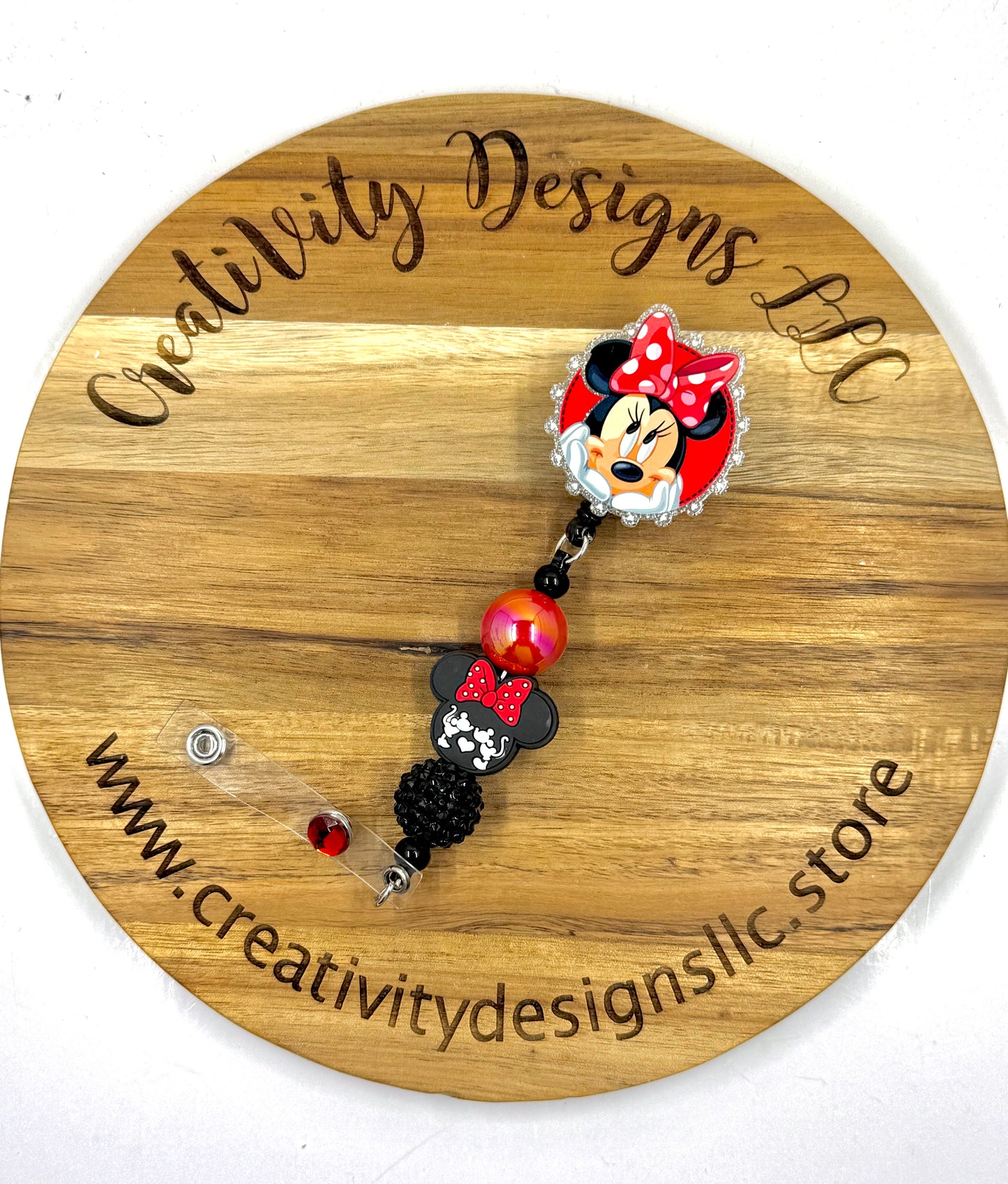 Girl Mouse Big Red Bow