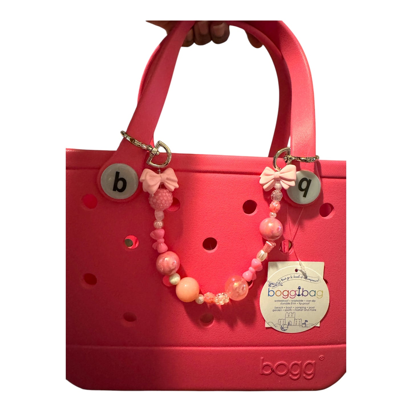 Bag Charm Pink Punch