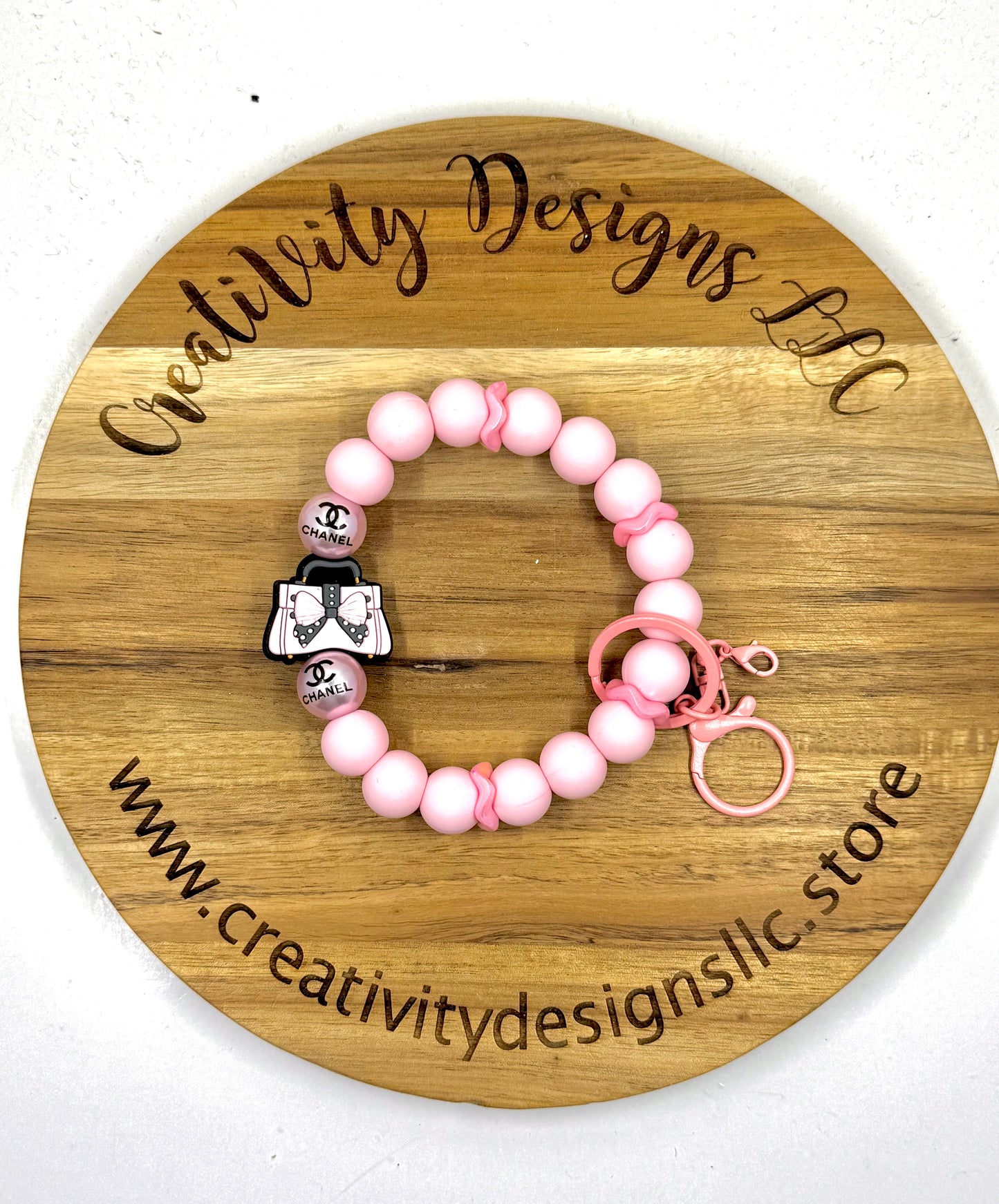 The CC Collection Pink Bag Wristlet