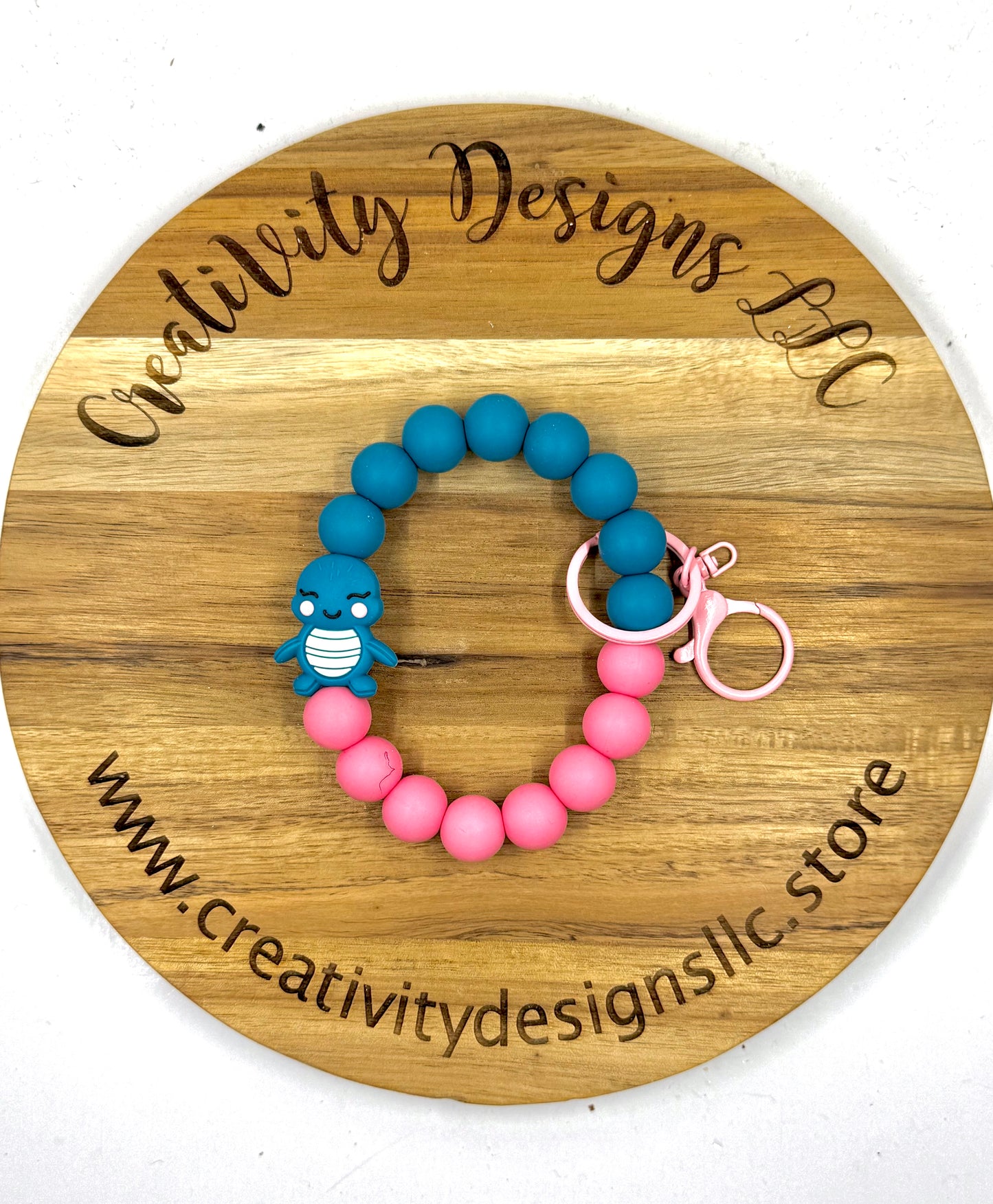 Blue Turtle Wristlet