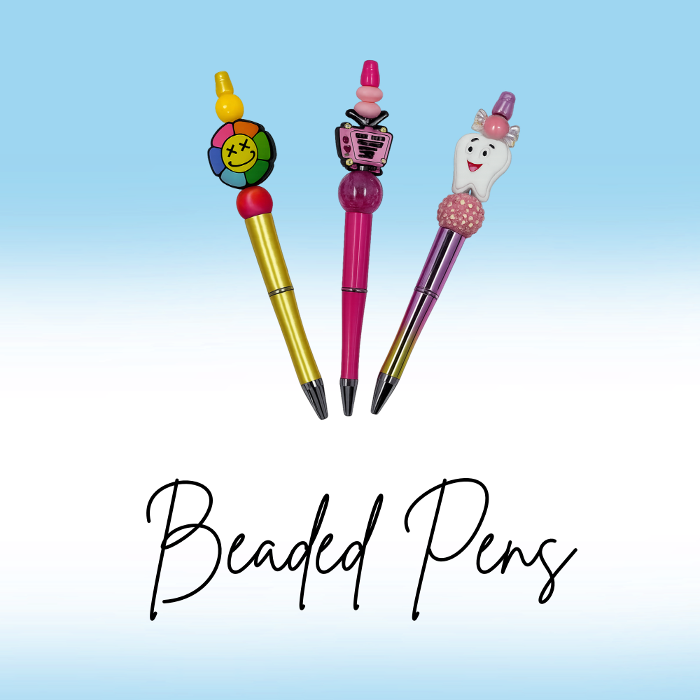 Hand-Beaded Ink Pens
