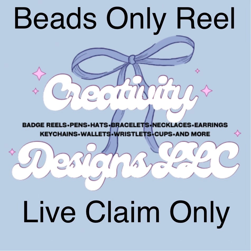 Beads Only Badge Reel