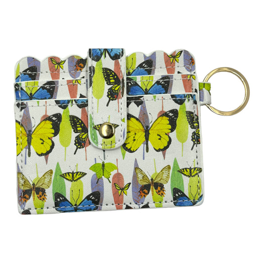 White With Butterflies Wallet
