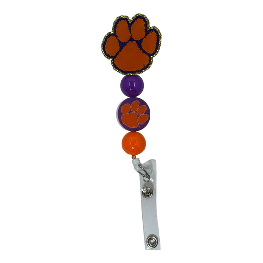 Orange & Purple Paw