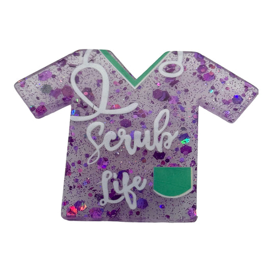 Scrub Life Purple