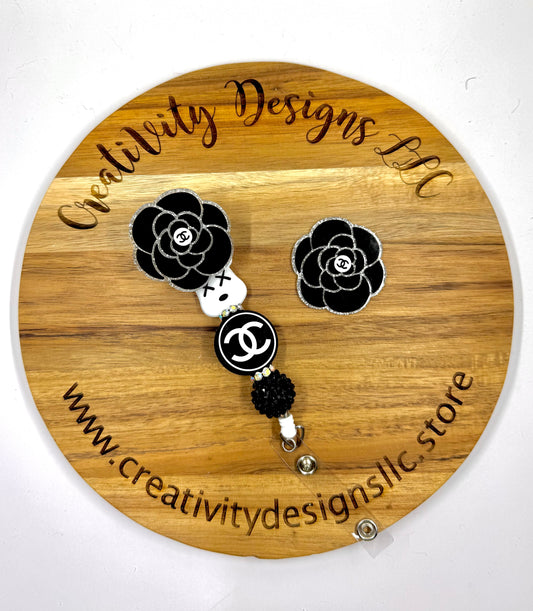 The CC Black Flower