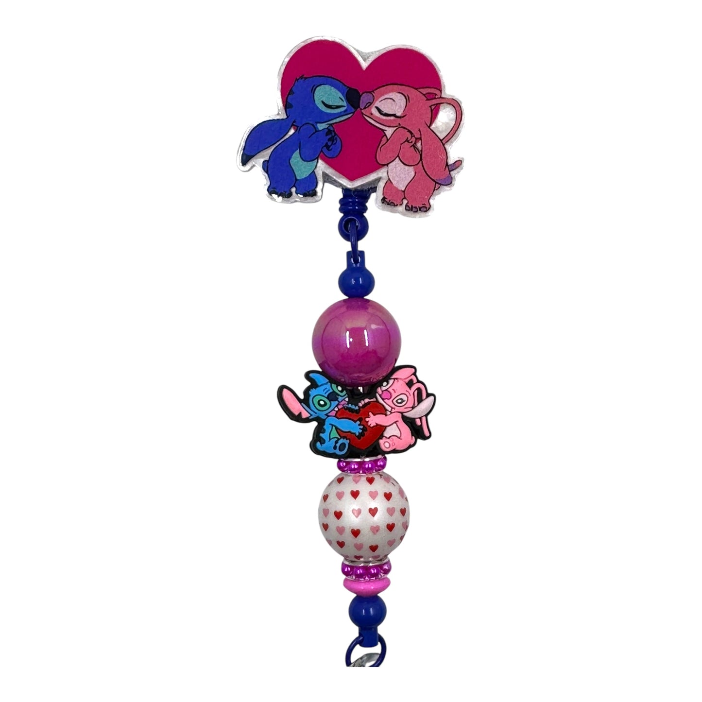 Blue Alien & Pink Alien Kissing