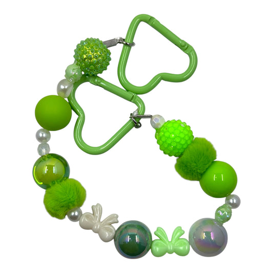 Bag Charm Green Mix