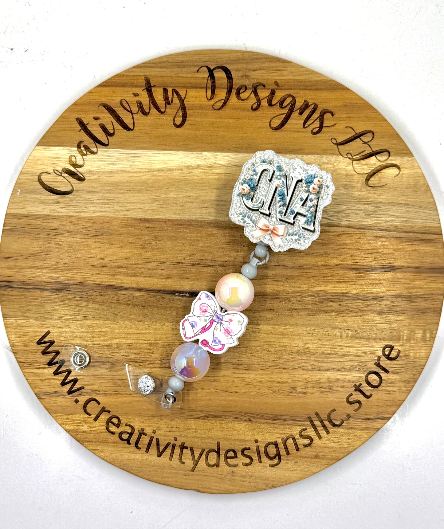 CNA Blue & Pink Floral
