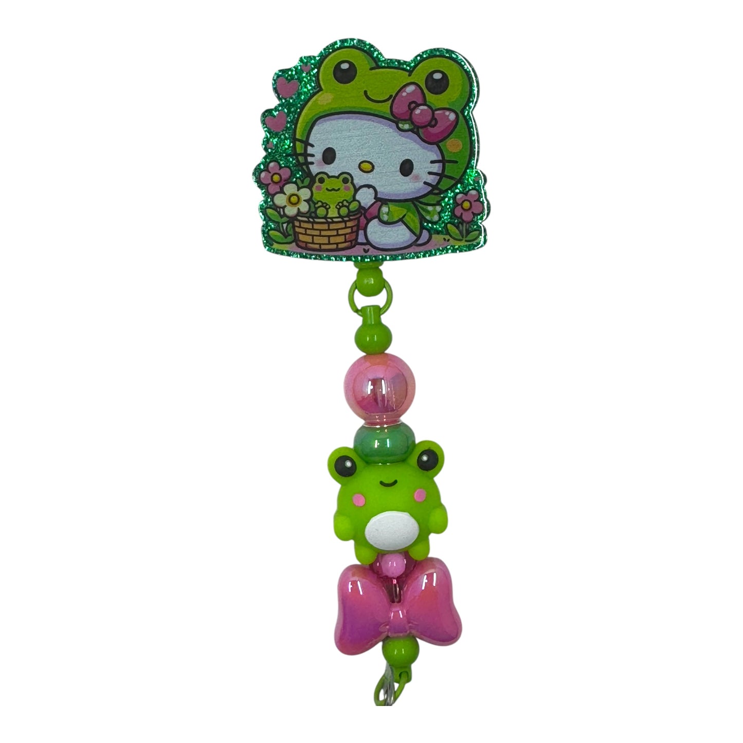 Kitty In Frog Costume