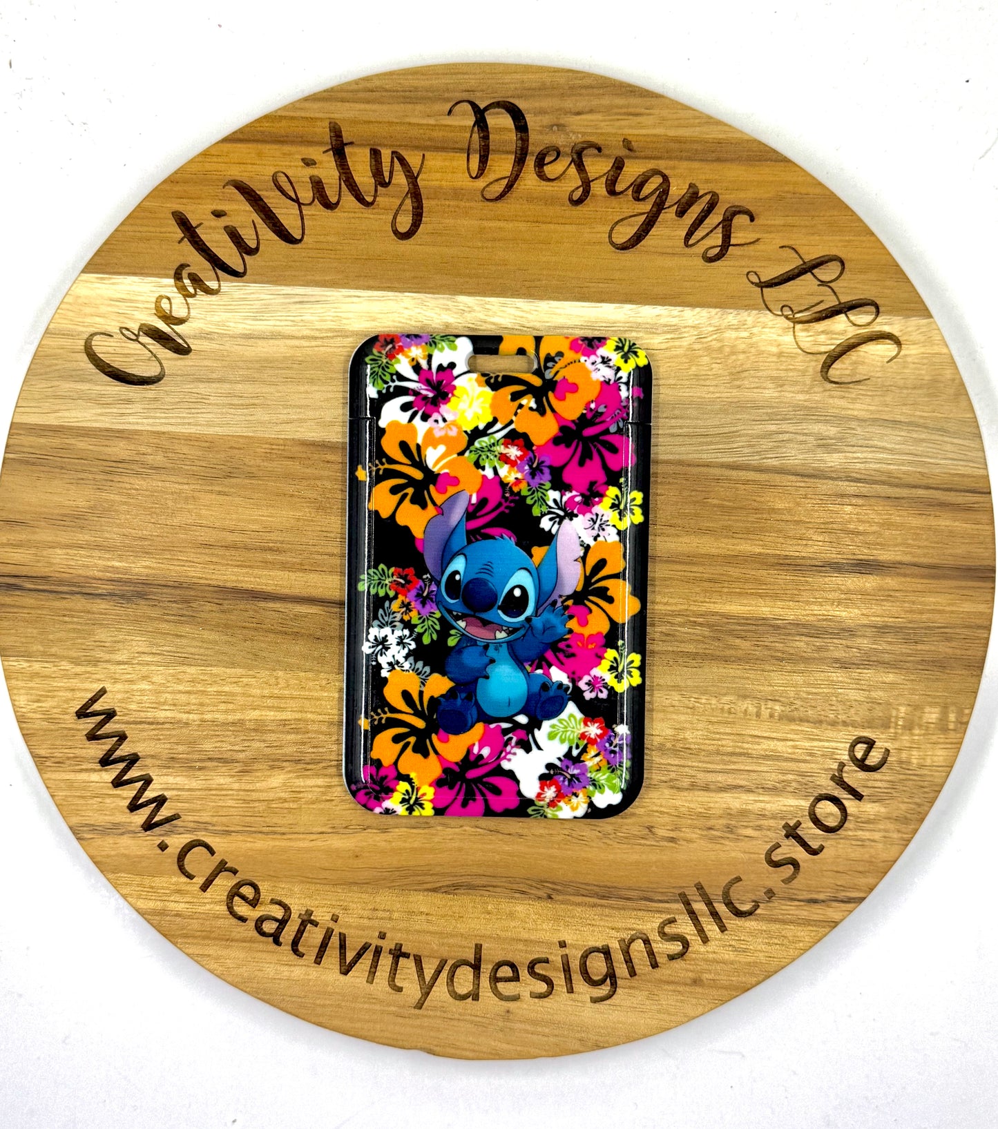Blue Alien Black Floral