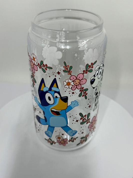 Blue Cartoon Dog