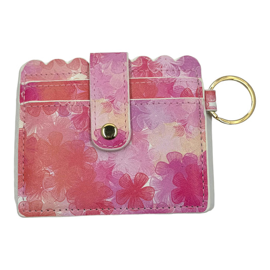 Multi Pink Flower Wallet