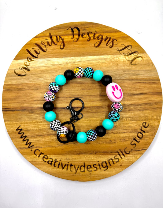 Smiley Wristlet