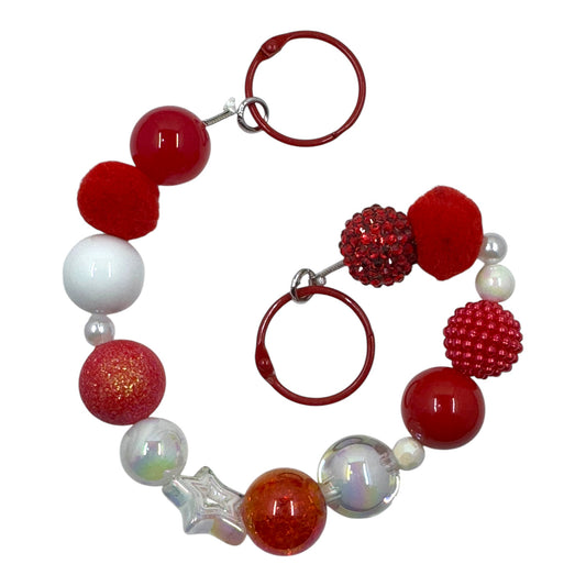 Bag Charm Red Mix