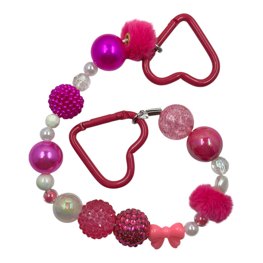 Bag Charm Magenta Pearl