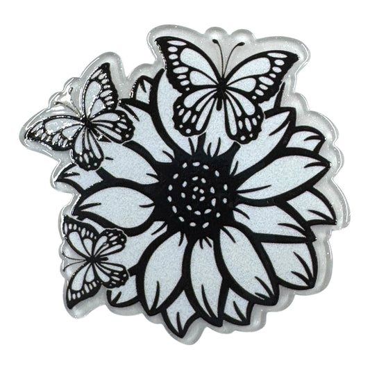 Black & White Butterflies