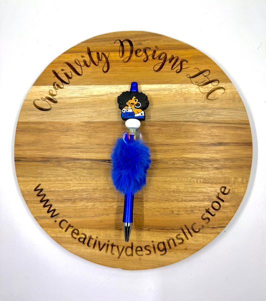 Soror Blue & White Natural Girl
