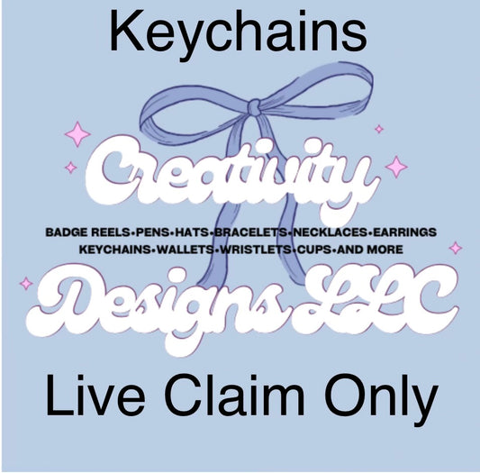 Keychains Live TikTok Claim Only