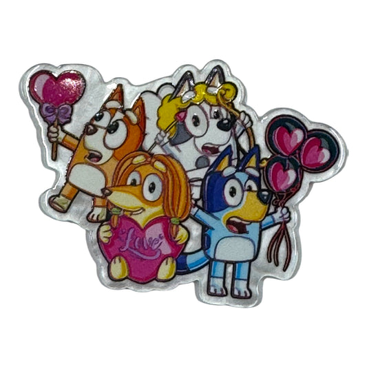 Blue Dog Family Love