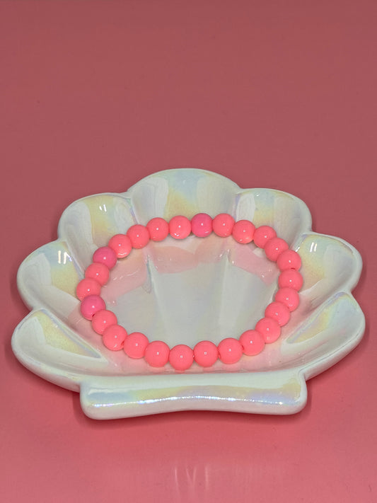 Pink Glass Beads