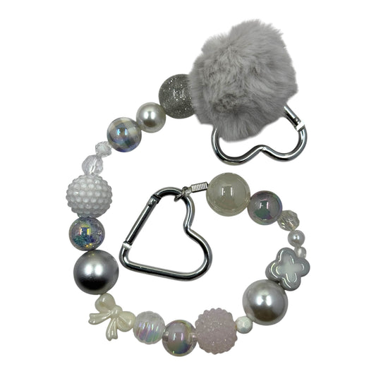 Bag Charm Silver Puff