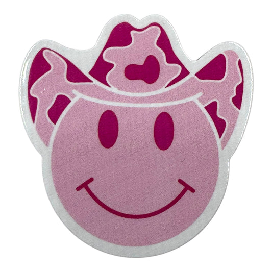 Pink Smiley Cowboy