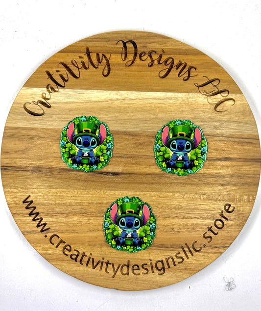 Blue Alien St. Patty
