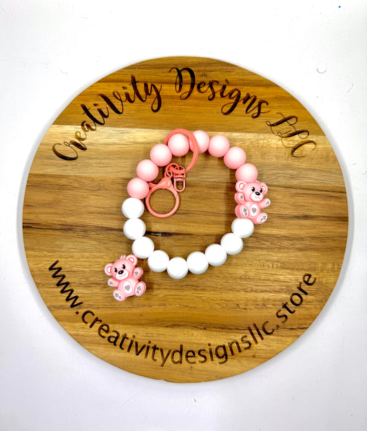 Pink & White Teddy Bear