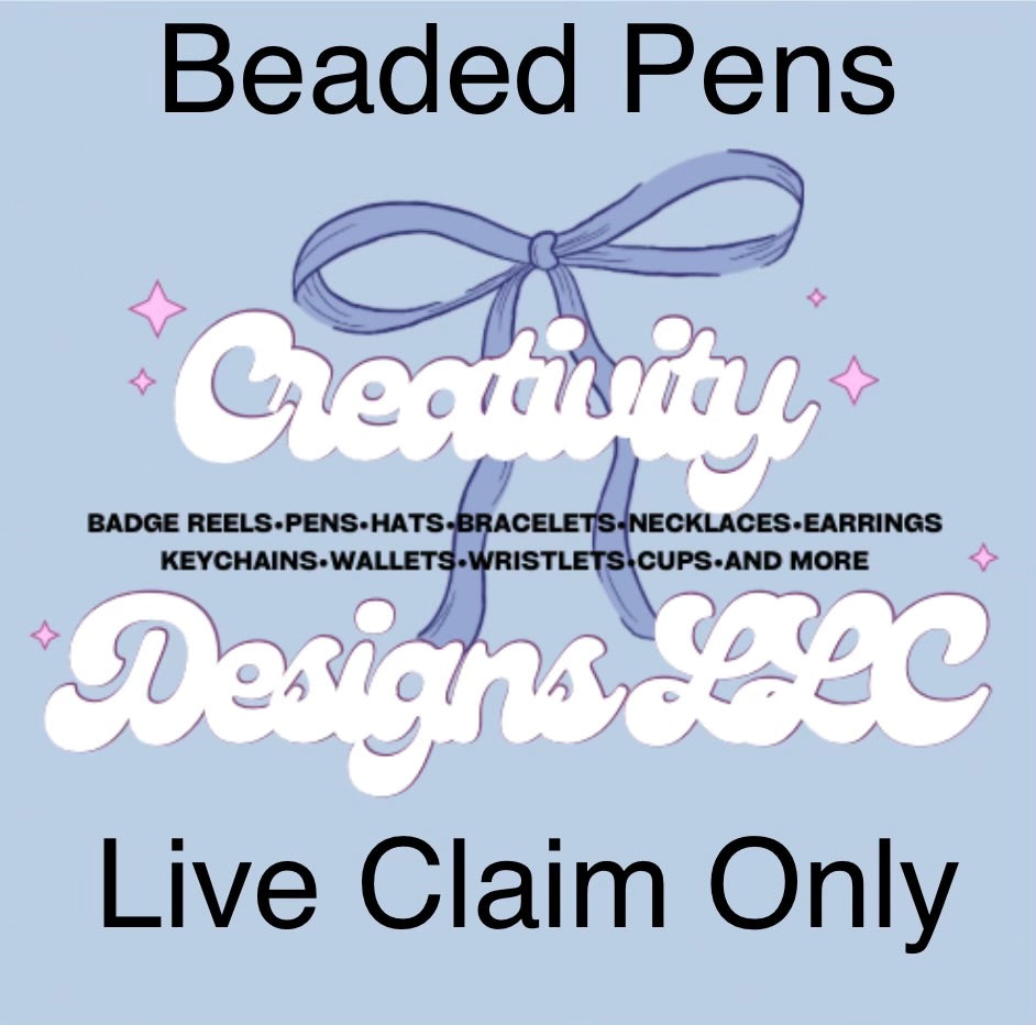 Beaded Pens Live TikTok Claim Only