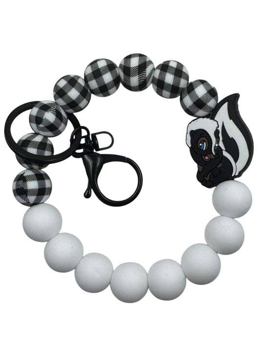 Skunk Wristlet