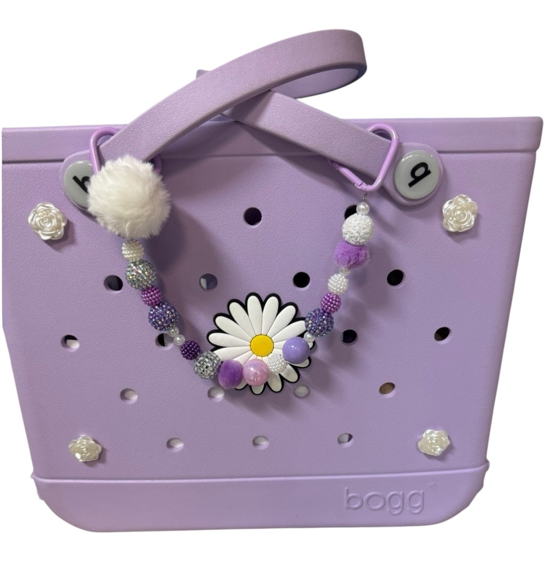 Bag Charm Light Pink Puff