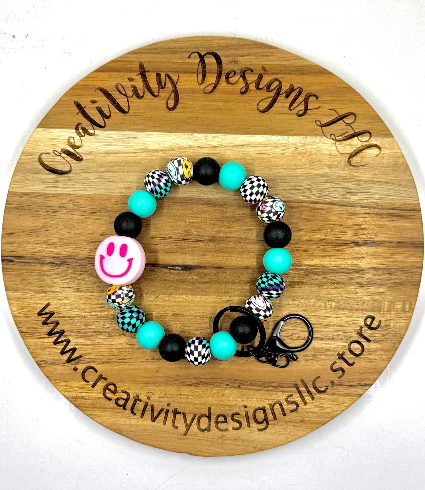 Smiley Wristlet