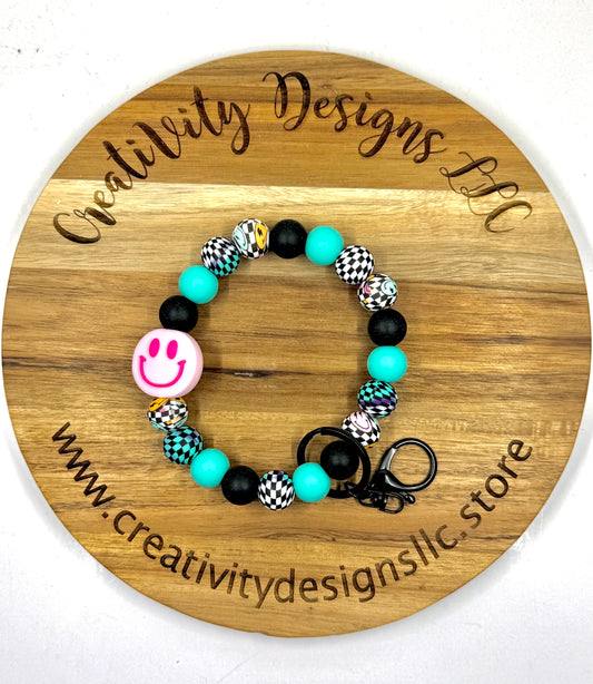 Smiley Wristlet