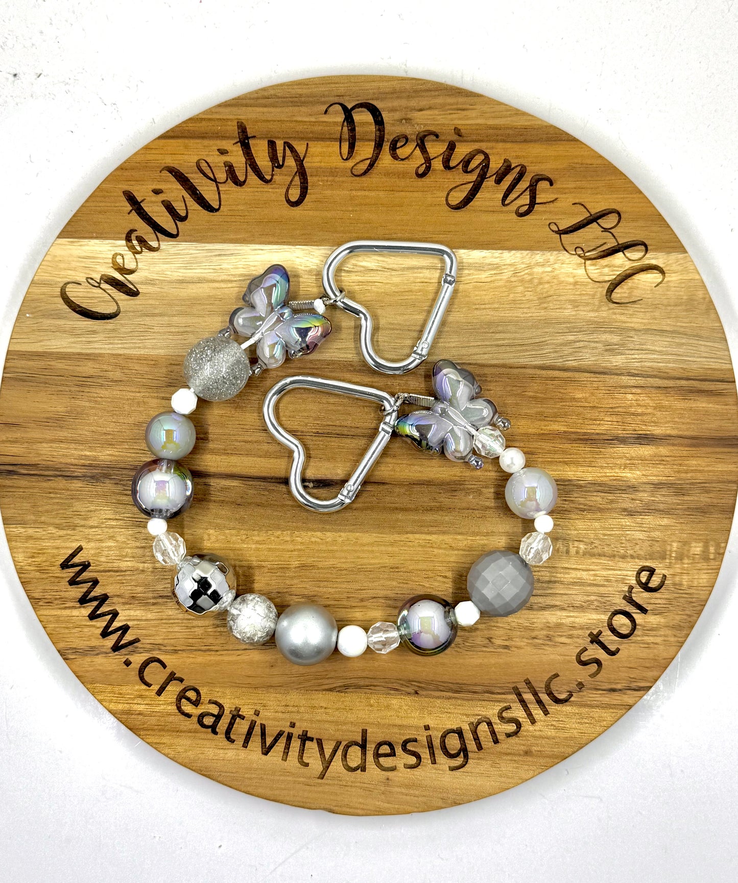 Bag Chain Silver Butterfly