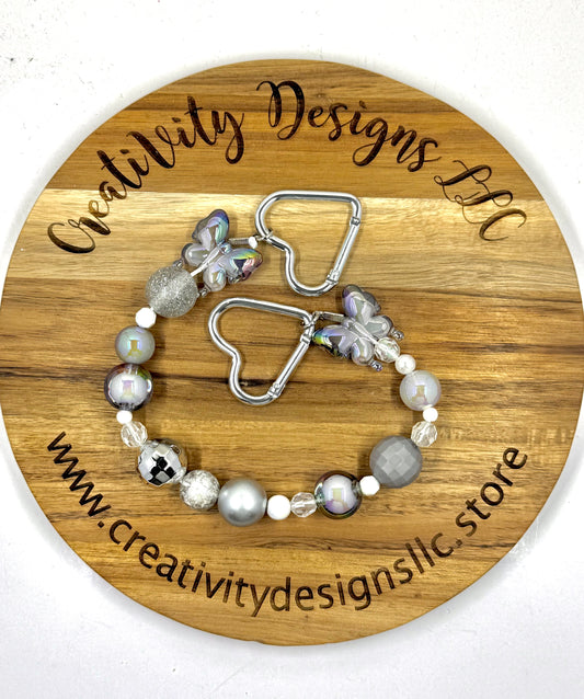 Bag Chain Silver Butterfly