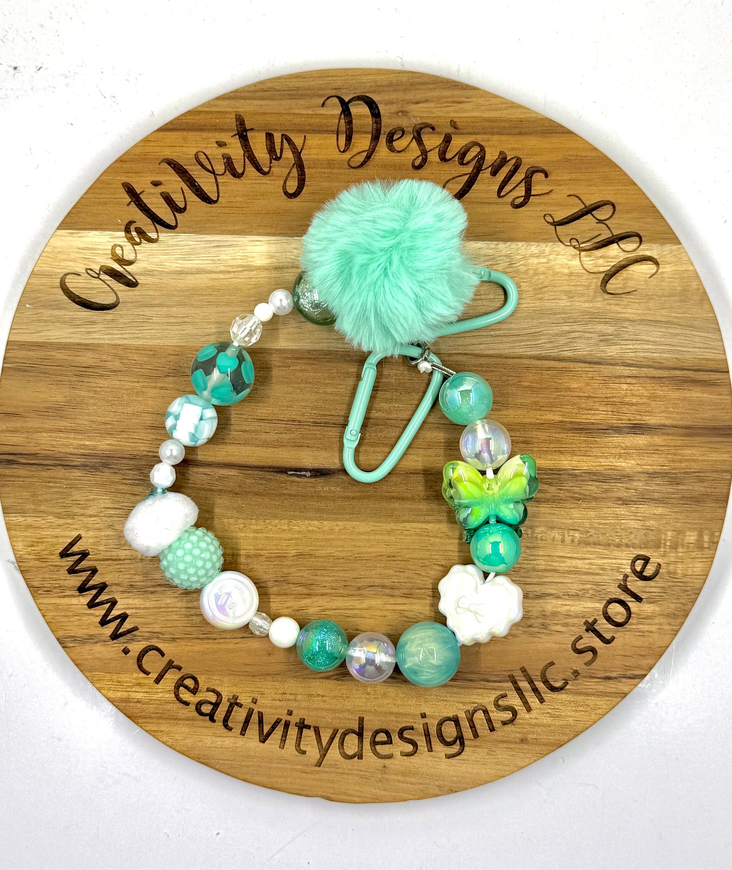 Bag Chain Tiffany Blue Puff
