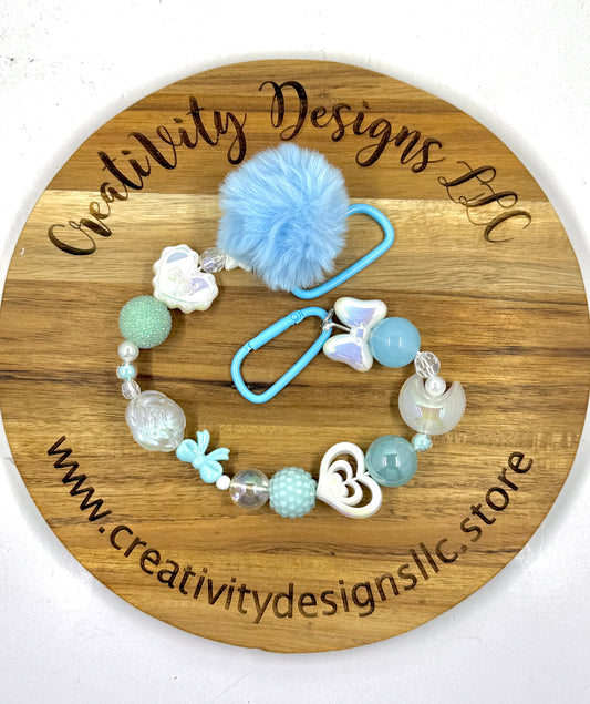Bag Chain Powder Blue  Puff