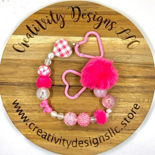 Bag Chain Melon Checker Puff