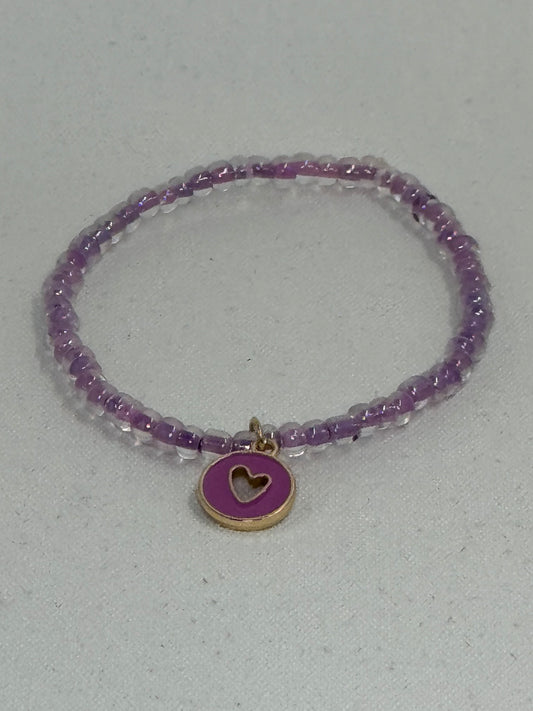 Lavender Open Heart